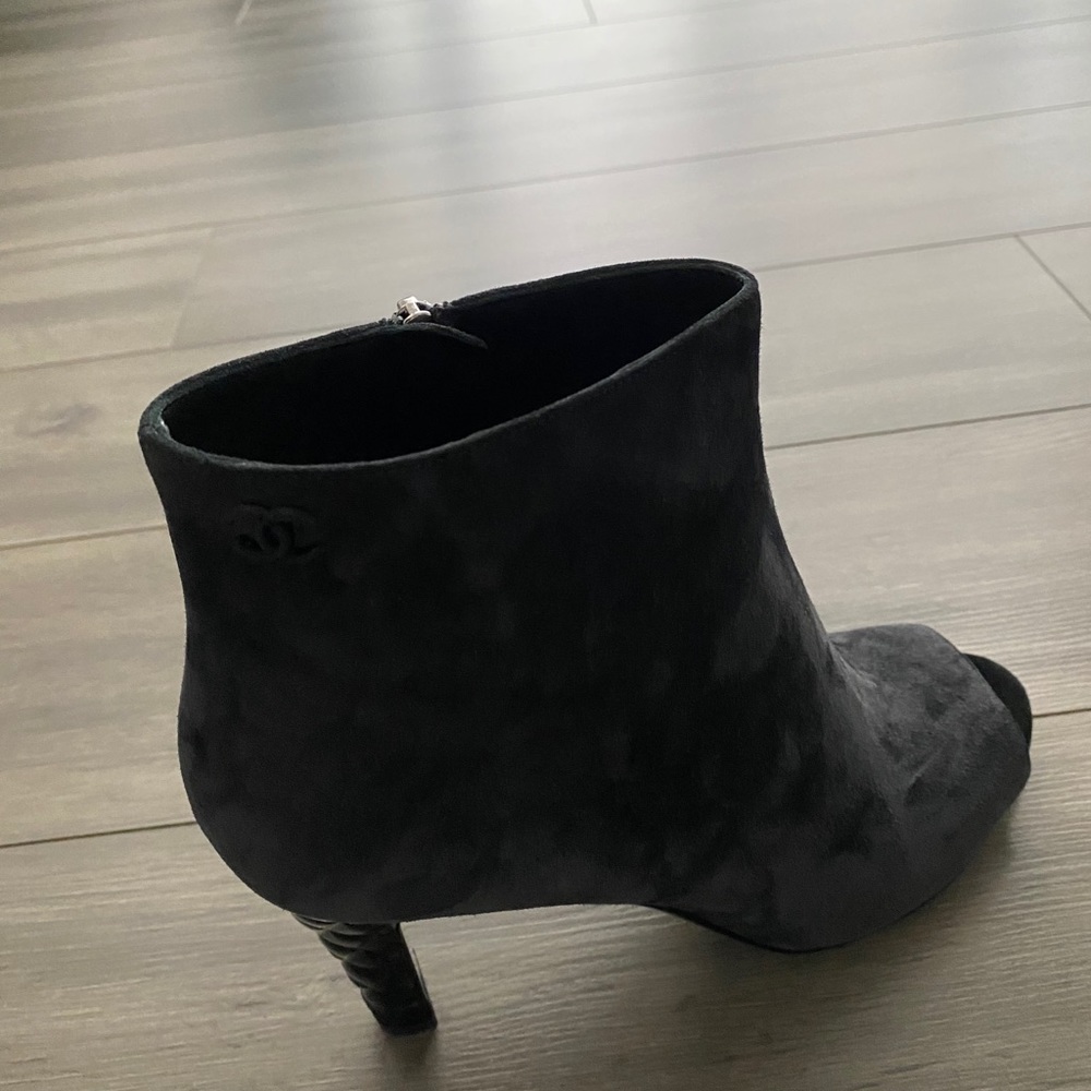 Chanel peep toe booties - Picture 3 of 9